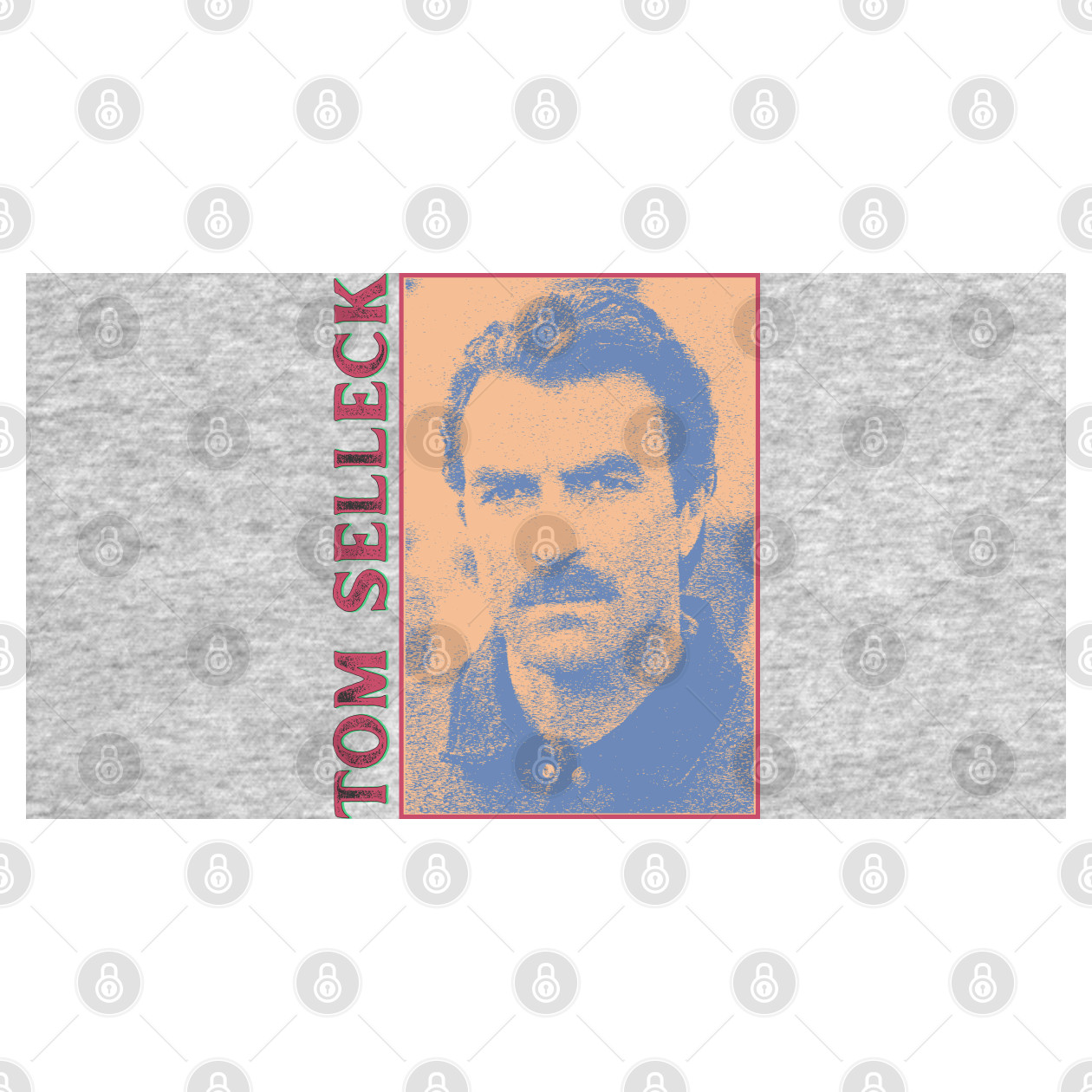 Retro Tom Seleck Fanmade Tom Selleck TShirt TeePublic