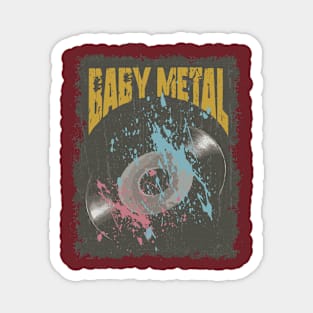 Baby Metal Vintage Vynil Magnet