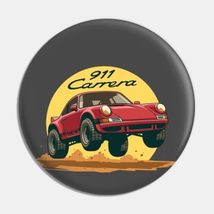 ccar 911 carrera offroad rally dakar red Pin