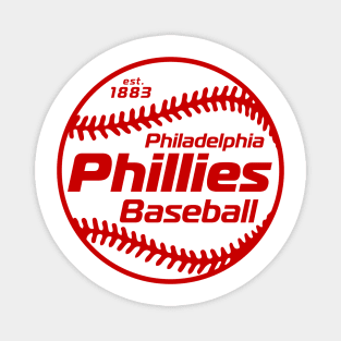 Phillies Retro Ball Magnet