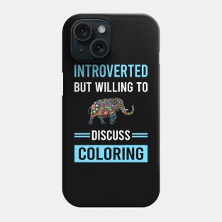 Introverted Coloring Phone Case