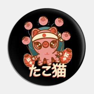 TakoNeko Pin