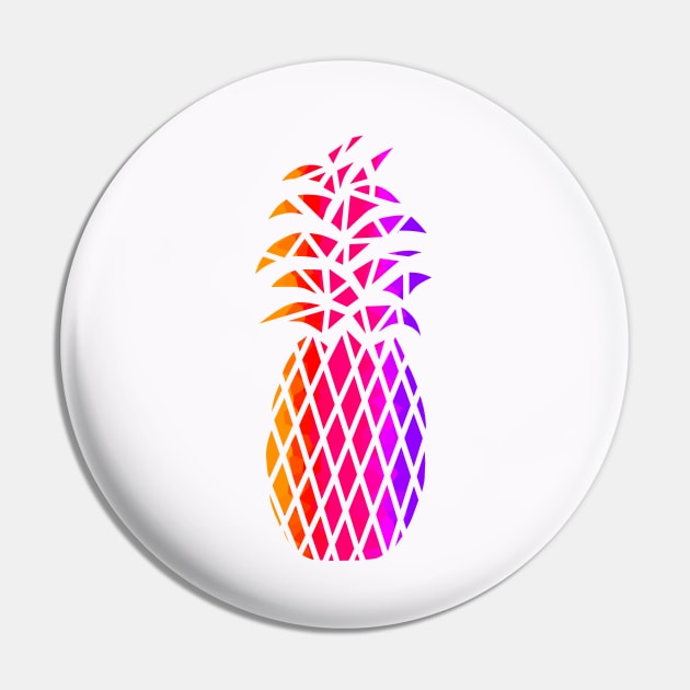 Pineapple Lover Pin by SartorisArt1