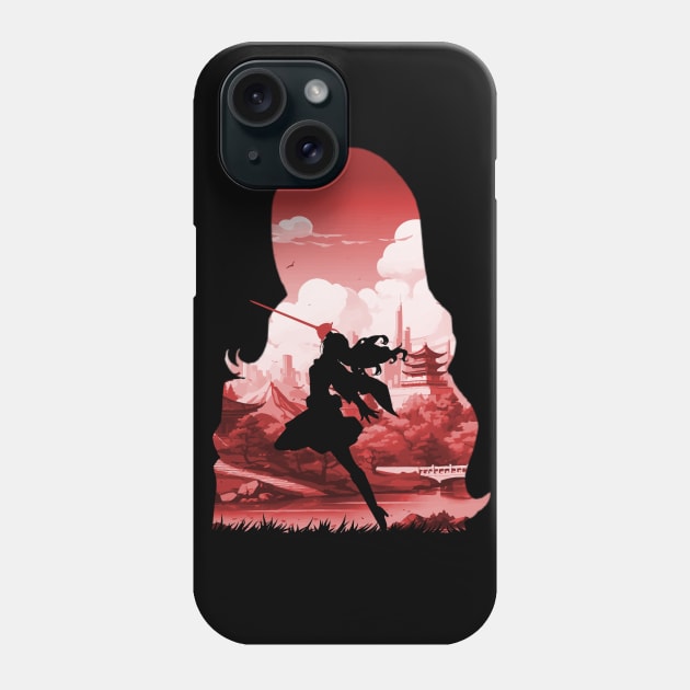 Persona 3 - Mitsuru Kirijo *Negative Illusion* Phone Case by MyRetroArt