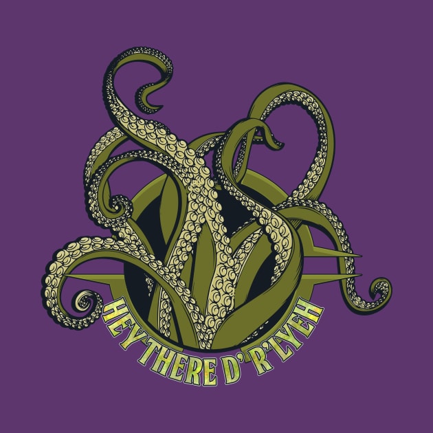 Nerdy Tee - Lovecraft R'lyeh by KennefRiggles