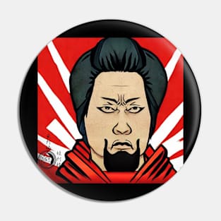 Musashi Chinese Propaganda Style Pin