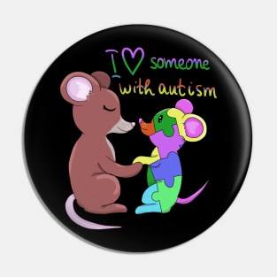 I love someone with autism Pin