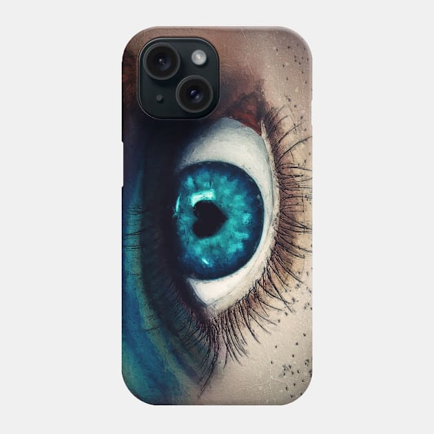 Marvelous Eye Painting Phone Case by psychoshadow