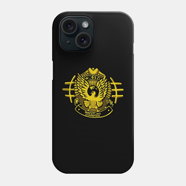 World Wrestling Buddies Championship Phone Case by The Adult Nerd