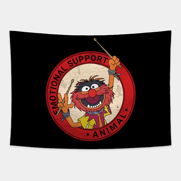 Vintage Muppets Emotional Support Animal Tapestry by valentinahramov