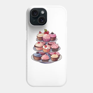 Cupcake tray Sweets Treats Birthday Baker Chef Phone Case