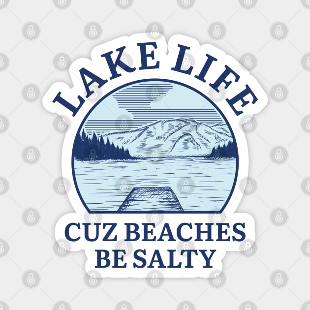 Lake Life Magnet by LuckyFoxDesigns