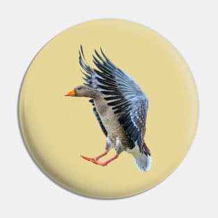 Incoming goose Pin