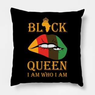 Black Queen, I am who I am Pillow