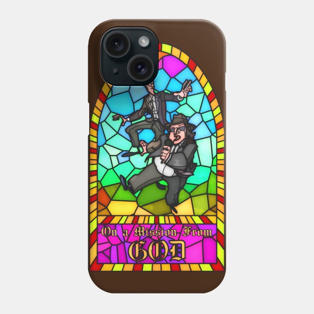 On a Mission From God Phone Case by vpdesign