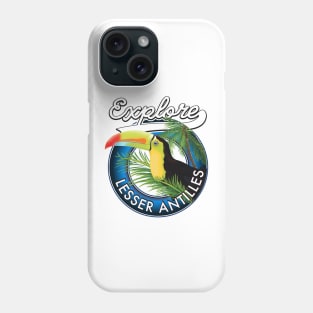 Explore Lesser Antilles Toucan bird. Phone Case