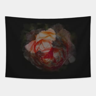 Watercolor English Rose, flower print, botanical theme Tapestry