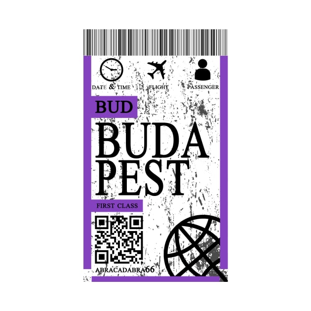 budapest flight ticket boarding pass abstract by 