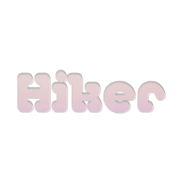 Hiker by afternoontees