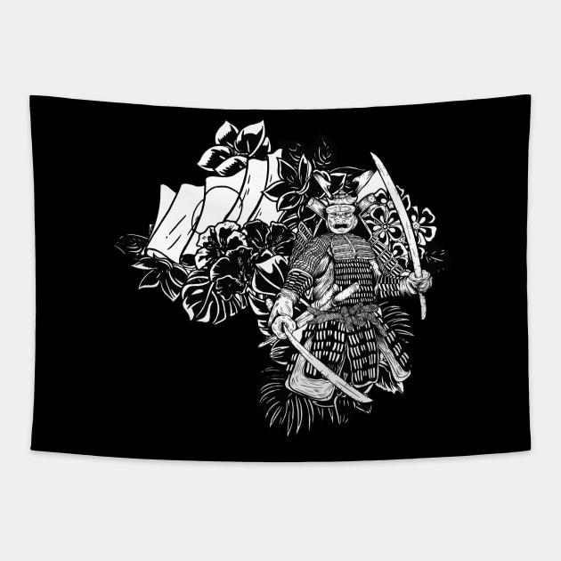 Samurai Tapestry by LR_Collections