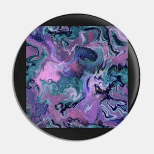 Purple Green Astros Pin