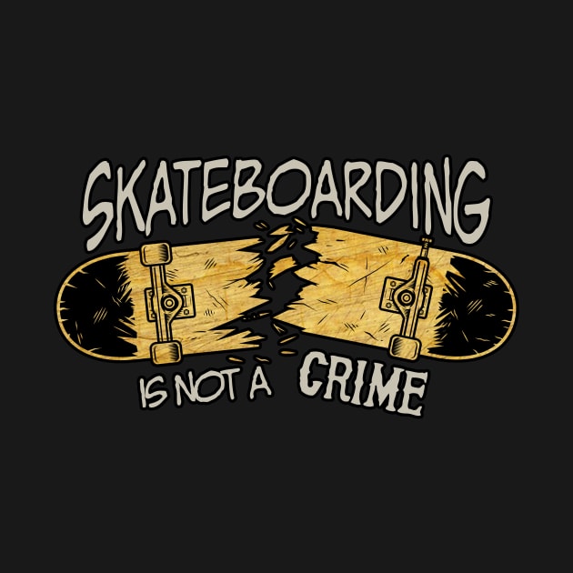 Broken Skateboard by Hatorunato Art