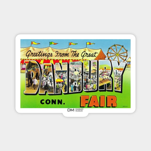 Danbury Fair Postcard Magnet by Danbury Museum