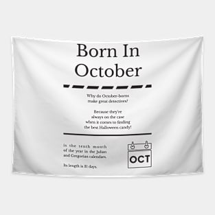 Born in October Tapestry