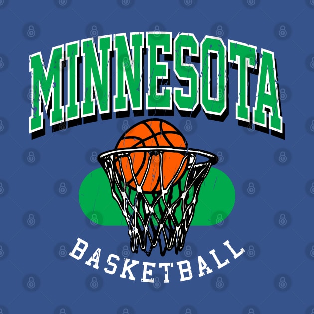 Vintage Minnesota Basketball by funandgames