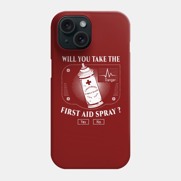 First Aid Spray Emblem Phone Case by logozaste