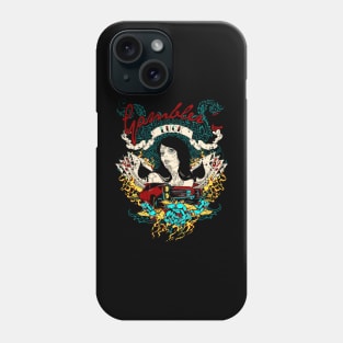 gambler woman Phone Case