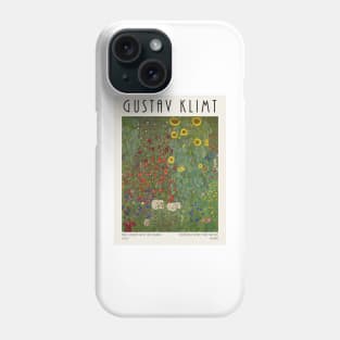 Gustav Klimt - Farm Garden With Sunflowers (1907) Phone Case