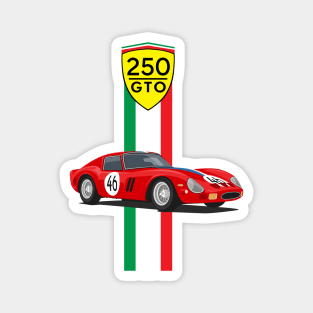 Car 250 gto racing Magnet