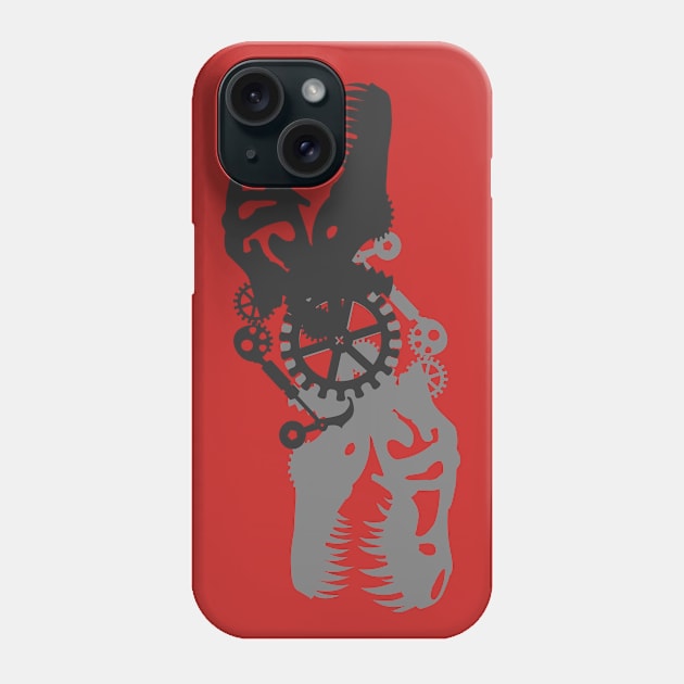 Double Tyrannosaurus Phone Case by Scienceosaurus