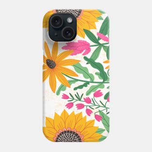 Bright summer flowers Phone Case