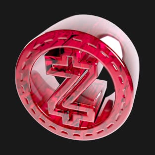 3D Zcash - Abstract-Glass3 T-Shirt