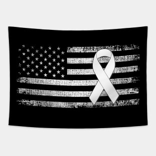 Lung Cancer Awareness Shirts Lung Warriors Kids Men Women Tapestry