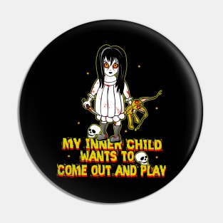 Ghoulie Girl Inner Child Pin