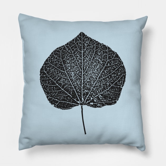 Leaf Print Pillow by HammerPenStudio