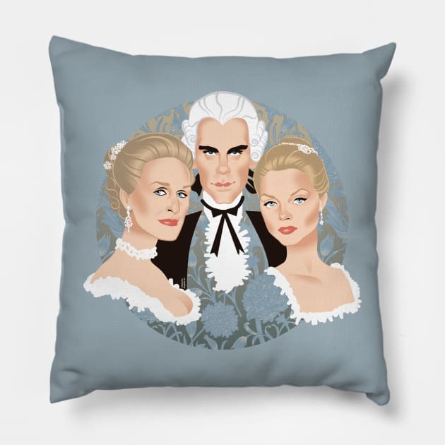 Dangerous Liaisons Pillow by AlejandroMogolloArt