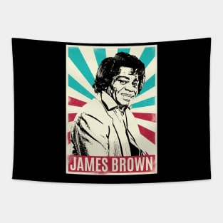 Vintage Retro James Brown Tapestry