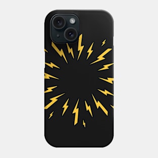 Thunder Bolt Circle Phone Case