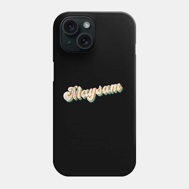 Maysam Phone Case by designbym