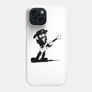 Lemmo rock star in the 1930s rubber hose cartoon cuphead style Phone Case