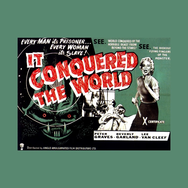 Classic Sci-Fi Movie Lobby Card - It Conquered the World by Starbase79