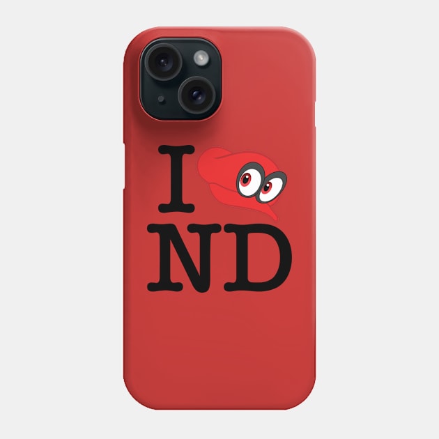 I Hat ND Phone Case by MoJoMenace Merch Store