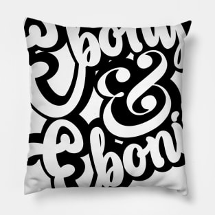 Ebony & Ebonics Variant Pillow