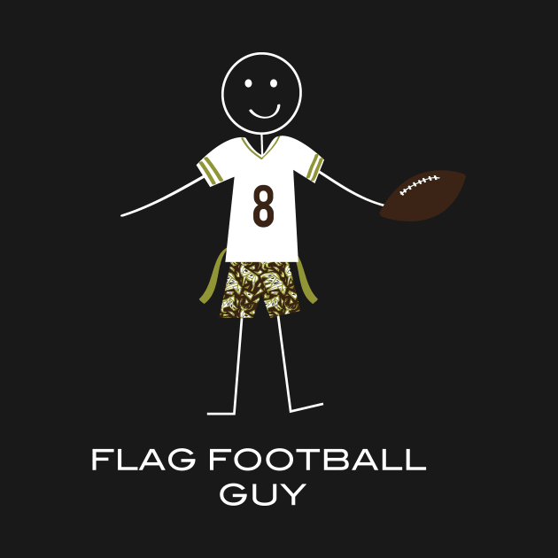 Funny Mens Flag Football Boy by whyitsme