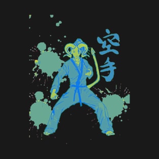 Martial Arts Woman Tiefling T-Shirt