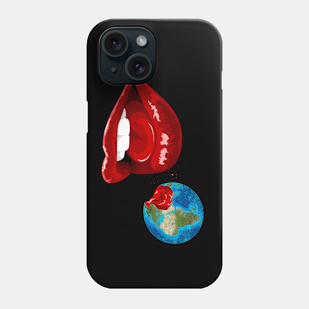 The 1% versus the Earth Phone Case by CarolinaMatthes